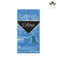 کپسول قهوه نسپرسو چلینی بدون کافئین Cellini Decaffeinato